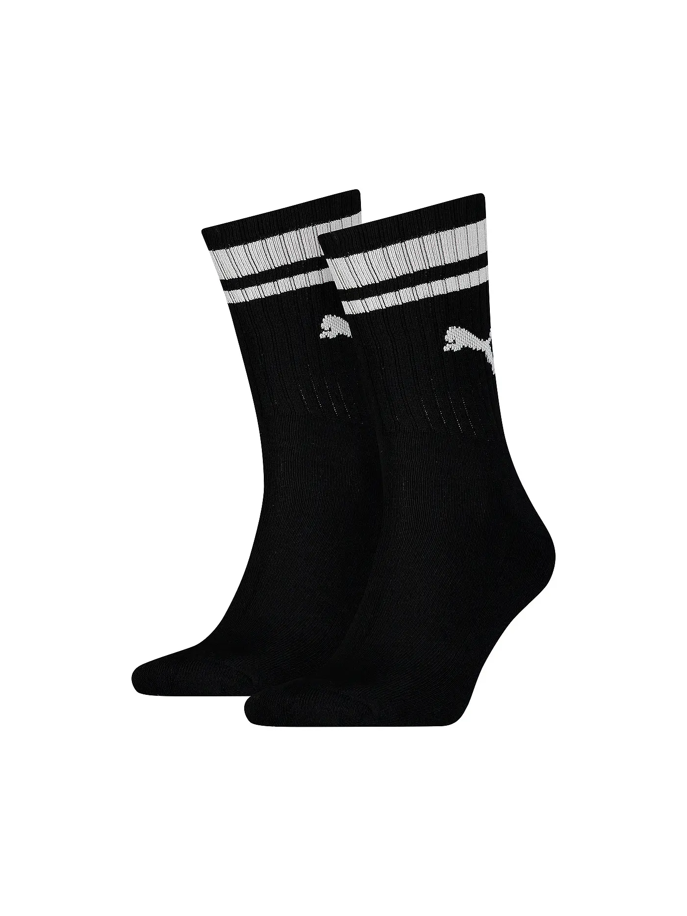 PUMA | Sportsocken 2-er Pkg. "Heritage" white | schwarz